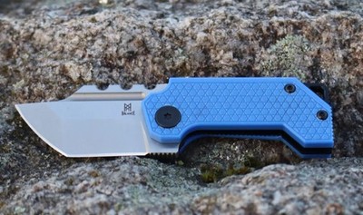 Midgards Messer Balance Line Thunrar Nano Folder blau / blue 14C28N Stahl G10 