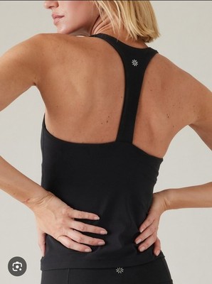 NWT Athleta Transcend Scoop Built-In Bra Support Tank For A-C Cups Size Medium