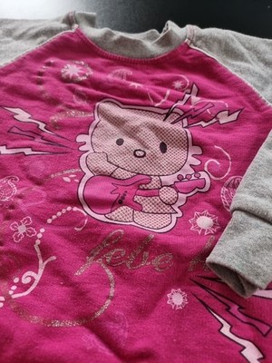 Hello Kitty Pullover Pink Grau Gr.2 Made In Türkei