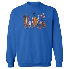 Spooky Path Animated Characters - Halloween Gift Unisex Crewneck Sweatshirt