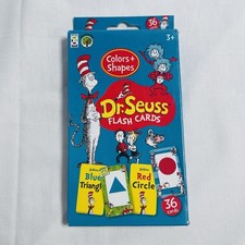 Dr. Seuss Children's Learning Flashcards Colors  Shapes- New See Description