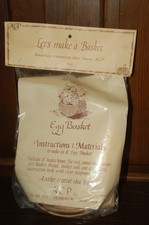 Let  s Make a Basket-Egg Basket Instructions  Materials 8"