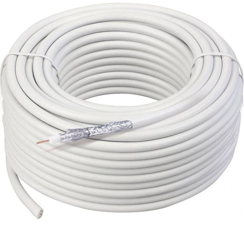 Спутниковый кабель Schwaiger SAT Koaxialkabel 115 дБ SAT-кабель 50 м wei Satellitenkabel 6290₽