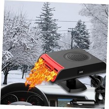 Portable 12V Car Heater for Vehicle, 2-in-1 150W Fast Car Defroster Windshield