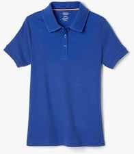 2 Pack French Toast Girls' Short Sleeve Picot Collar School Uniform- XL 14/16