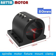 Cast Aluminium bracket 62mm 65mm 80mm 100mm Spindle Mount Clamp Fixture Support