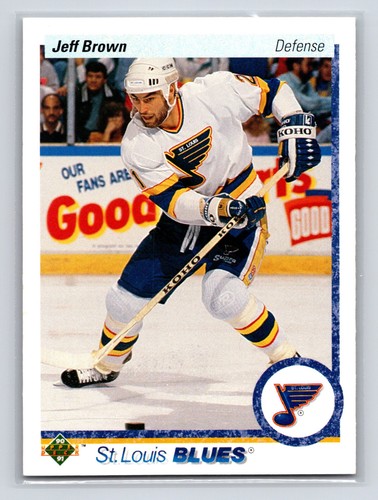 1990 Upper Deck Jeff Brown #191 card