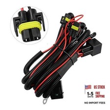 H11 H8 881 880 Relay Wiring Harness Hid Conversion Kit Add-on Fog Lights