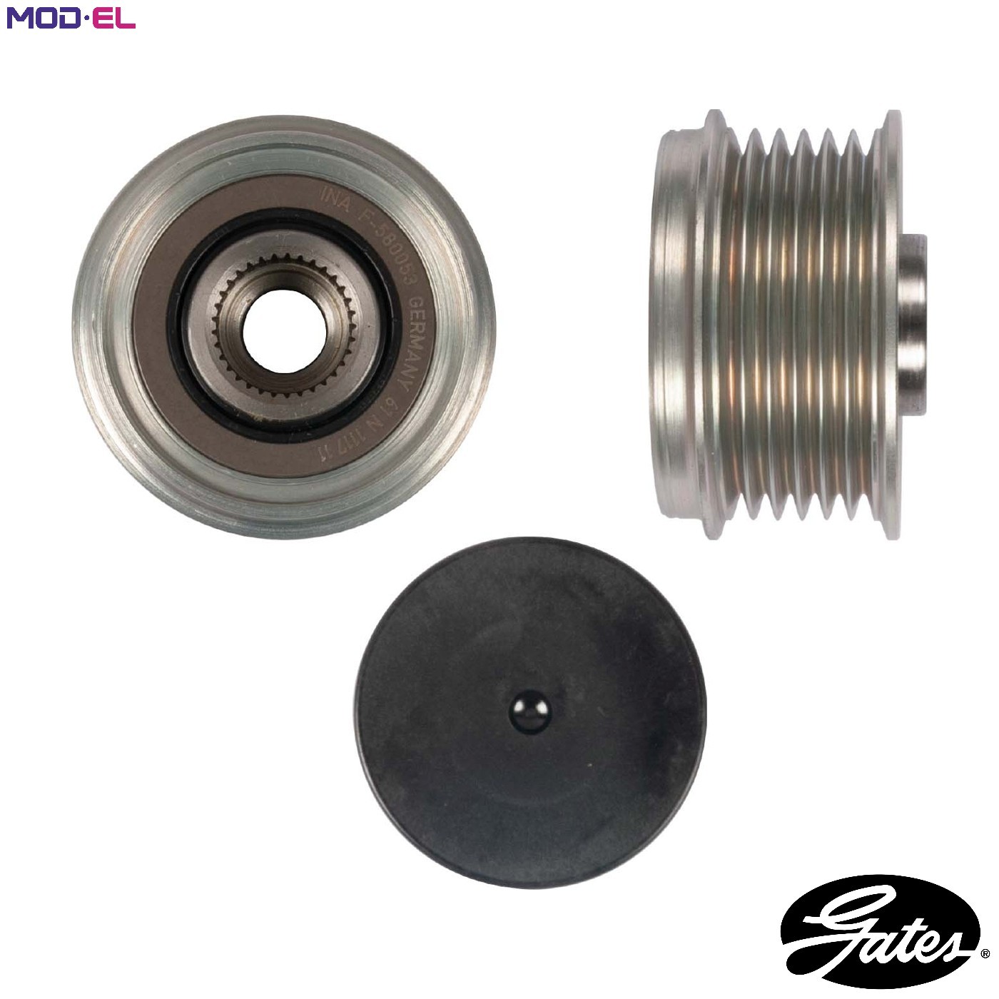 2x ✅Fits GATES OAP7240 OAP7240 OVERRUNNING ALT. PULLEY ⭐UK Seller⭐ - Image 11