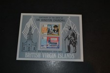 VIRGIN ISLANDS SCOTT #279A WINSTON CHURCHILL SOUVENIR SHEET MNH SET OF 1