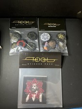 TOOL Band Official Fear Inoculum 10 Buttons 5 Stickers Sealed NEW Unopened