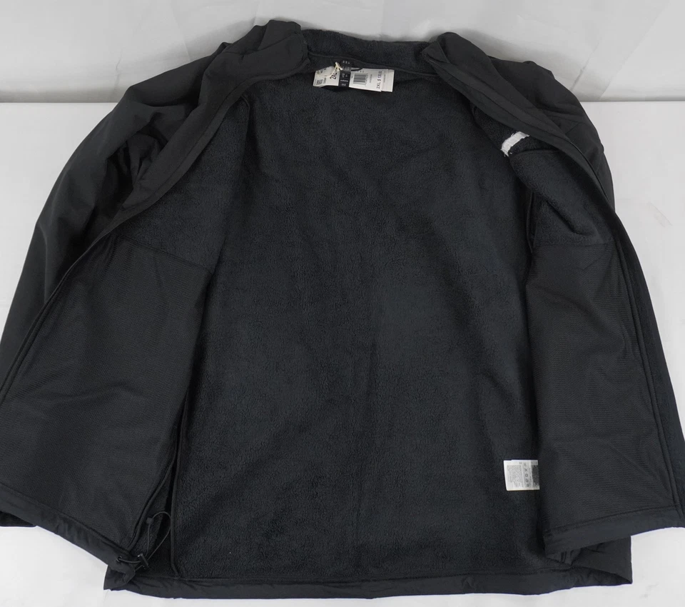 Adidas Terrex Xperior Softshell Fleece Hooded Jacket In Black - Men's Size 2XL - Image 3 of 4