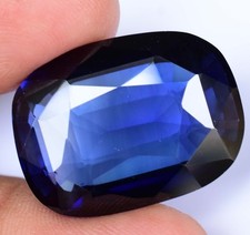 49.25 Ct Natural Kashmiri Blue Sapphire Stunning Certified Cushion Cut Gemstone