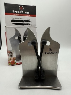 Brod & Taylor Professional Knife Sharpener Stainless Steel KS-500 W/Manual /roh