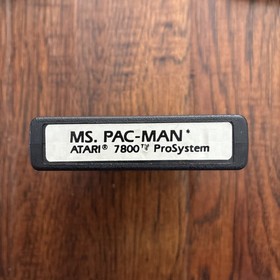 Atari 7800: Ms PAC-MAN Cartridge - Tested & Cleaned