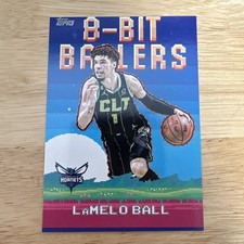 2025-26 Topps Basketball LaMelo Ball #8B-17 8-Bit Ballers Charlotte Hornets