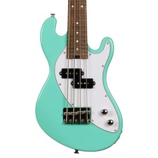 Kala Solid Body 4-String Electric U-BASS, Laurel Fingerboard, Surf Green
