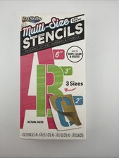 ArtSkills Multi-Size Stencils 132 Piece Letters Numbers Symbols 3 sizes NEW
