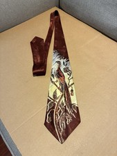 Vintage 1940S Bird Tie