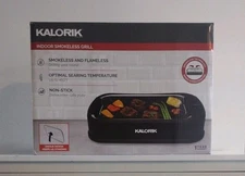 Kalorik Indoor Smokeless Grill, Black