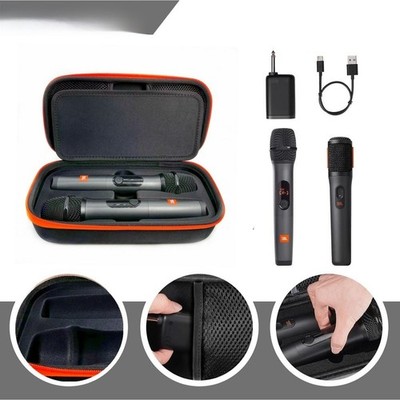 For JBL Party Box Mic Case EVA with Zipper and Custom Foam 27.6 x 13.6 x 8 cm