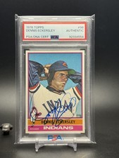 1976 Topps Dennis Eckersley #98 RC Auto PSA Authentic