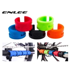 ENLEE 4PCS Bicycle Rubber Chain Protective Ring Bike Rear Frame ChainStay Guard