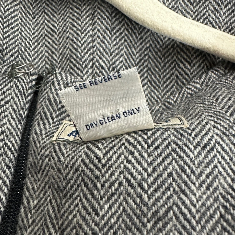 Vestido Aeropostale para Mujer S Mezcla de Lana Espiga Academia Preppy Mod Mini Foto 4 de 4