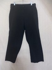 Black Polyester Women's Dress Pants Size 10