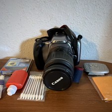 Canon EOS Rebel K2 35mm SLR Film Camera w/ 28-90mm Zoom Lens Strap Meter