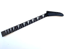 24 FRET BANANA HEAD FLOYD ROSE BLACK GUITAR NECK REPLACEMENT FITS OEM