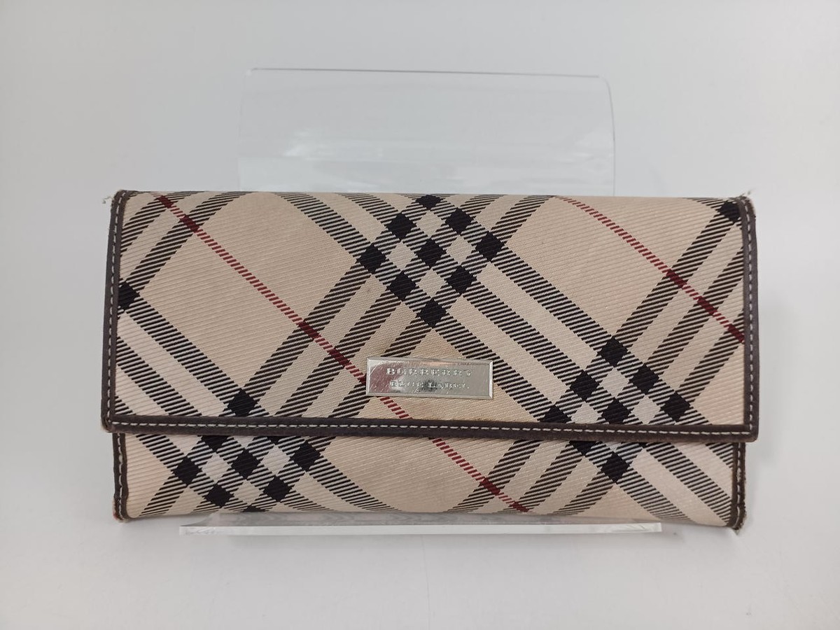 小物 BURBERRY BLUE LABEL check long wallet s-l400.jpg