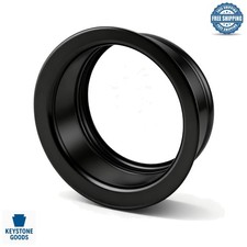Black Stainless Steel Garbage Disposal Flange for 3.5-Inch Sink Openings