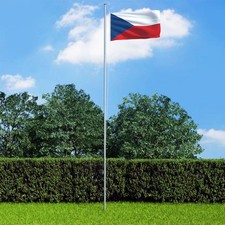 Flagge Mast Aluminium Fahne Hissflagge Nationalflagge Flaggenmast vidaXL