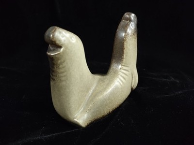 置物 Lisa Larson / Sjolejon / Gustavsberg Lisa Larson Gustavsberg Sweden Sea Lions (Sjölejon) Noah's Ark