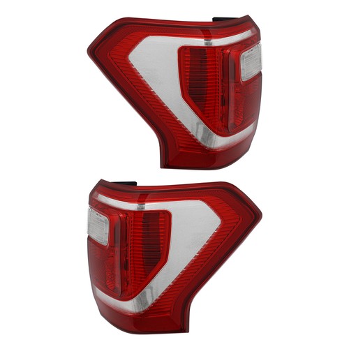 For 2018-2022 Ford Expedition Base Model Halogen Tail Lights Pair Rear Lamps - Picture 3 of 24