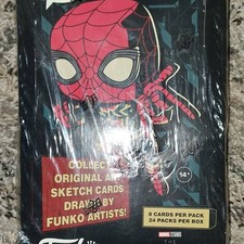 Upper Deck Marvel Studios Funko Trading Cards Box Original Art Sketch Cards 2023