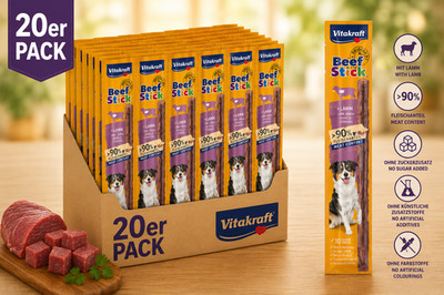 Vitakraft Beef Stick  Original Herz   20er Pack (20 × 12 g = 240 g)