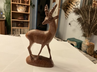 Gams, Holzschnitzerei, 18 cm
