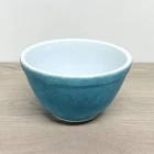 Vintage Pyrex #401 Primary Blue Nesting Mixing Bowl Glass Oven Ware