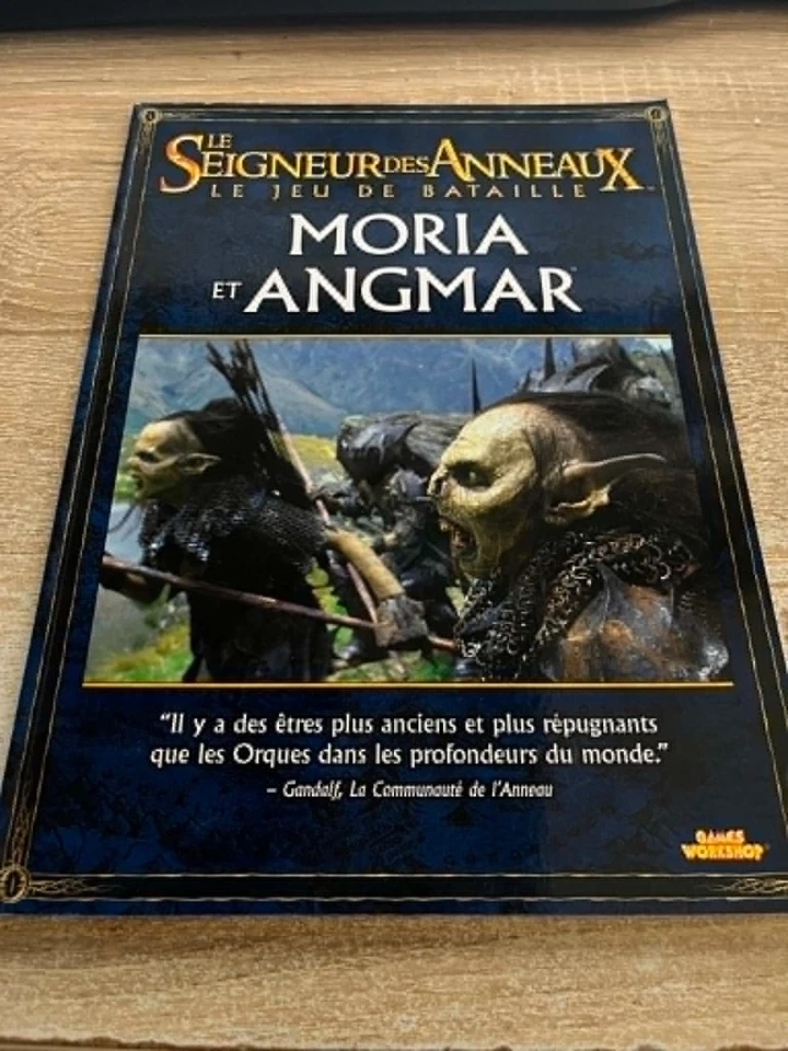 Codex Seigneur des anneaux Moria et Angmar - Règle jeu de bataille - Photo 1/1
