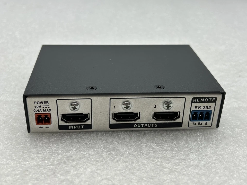 Extron DA2 HD 4K PLUS 2-Port Output Distribution Amplifier P/N: 33-1720-01 NO AC - Image 3 of 4
