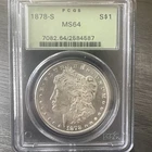 1878 S PCGS MS64 OGH - Silver Morgan Dollar $1 US Coin