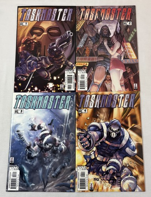 #ad 2002 Marvel TASKMASTER #1 2 3 4 FULL SET $13.46