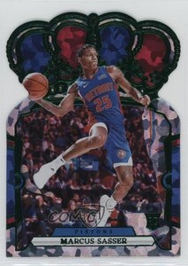 2023-24 Panini Crown Royale FOTL Green Crystal /21 Marcus Sasser #37 Rookie RC