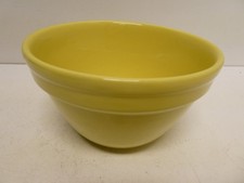 VINTAGE YELLOW #30 FOWLER WARE MIXING BOWL AUSTRALIAN POTTERY CERAMIC