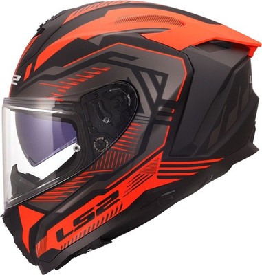 LS2 FF817 Challenger II Helmet Dravix Matte Black Red