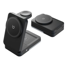 Cargador inalámbrico magnético 3 en 1 con soporte cargador inalámbrico magnético