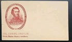 illustrated Civil War envelope Col DAVID CHAPLIN MAINE