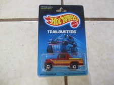1988 Hot Wheels JEEP SCRAMBLER Trailbusters Red
